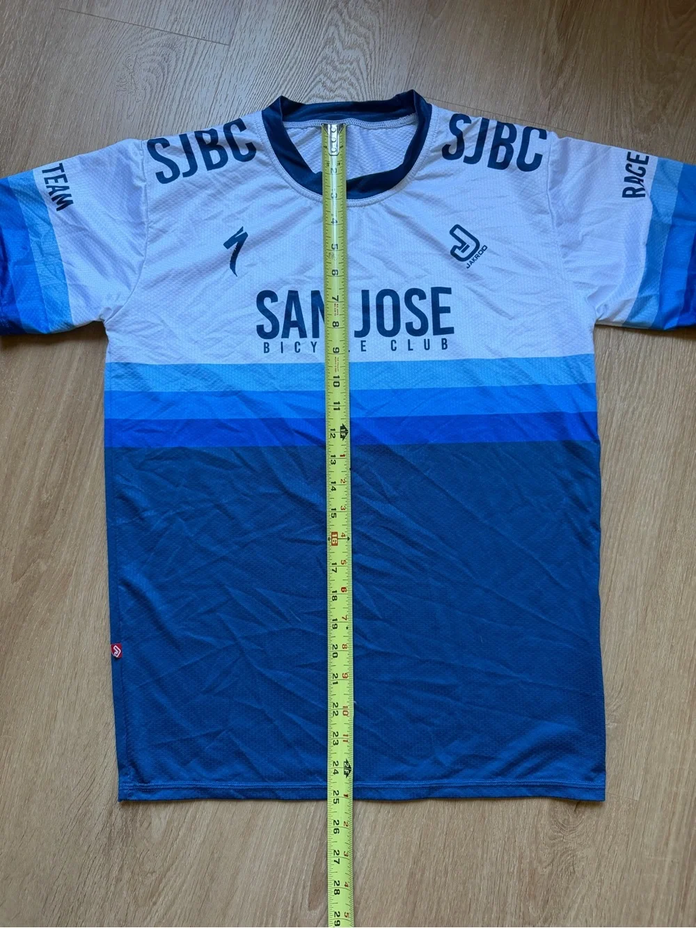 Kids Blue Gradient Cycling Jersey